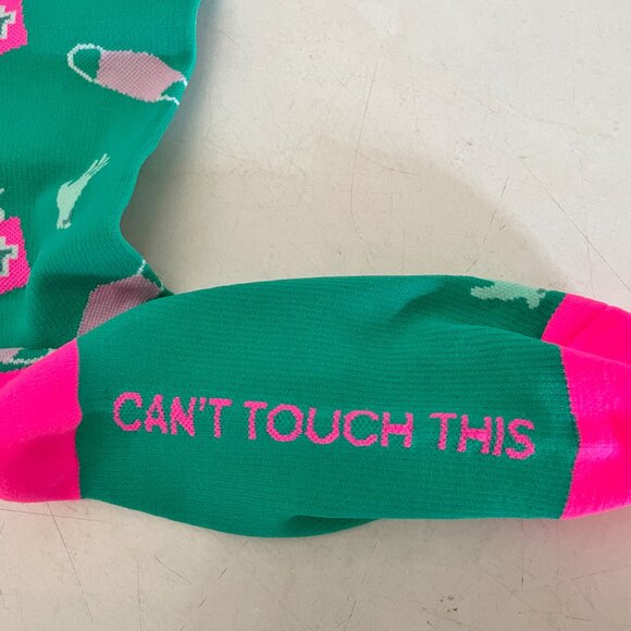 NEW FIGS "Can't Touch This" Compression Socks Small Limited Edition - Picture 4 of 7